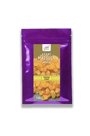 Szafi Reform Arany Mazsola (medium) közepes szemű 100 g (gluténmentes) Szafi Reform Arany Mazsola (medium) közepes szemű 100 g (gluténmentes)