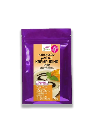Szafi Reform Narancsos-vaníliás, krémpuding édesítőszerrel 70 g