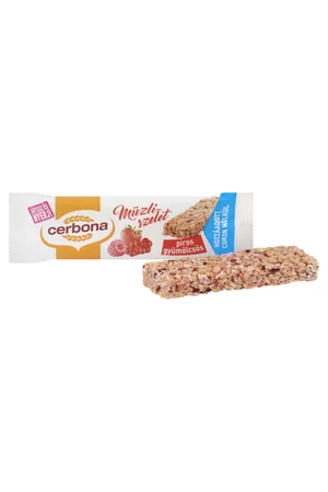 Cerbona szelet HOZZÁADOTT CUKORMENTES - Piros Gyümölcsös Cerbona szelet HOZZÁADOTT CUKORMENTES - Piros Gyümölcsös
