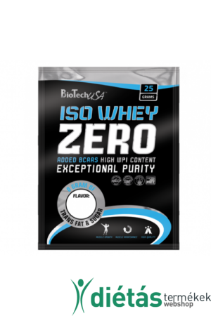 Biotech USA ISO Whey Zero laktózmentes fehérjepor (Csoki) 25 G