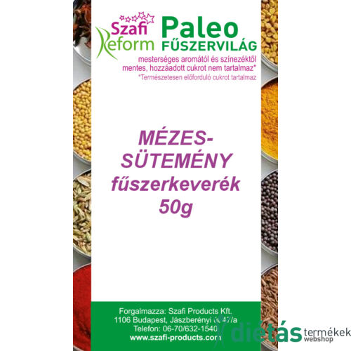 Szafi Reform Paleo Mézessütemény fűszerkeverék 50 g