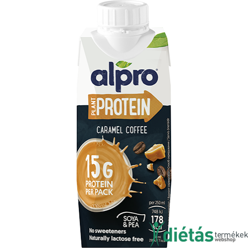 Alpro Protein ital karamell-kávé, 250ml 
