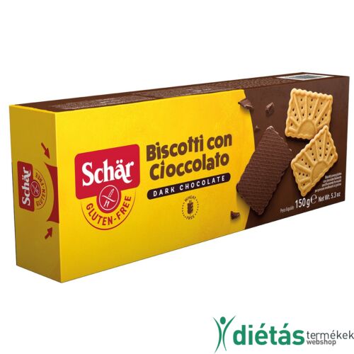 Schär Biscotti csokoládés keksz (gluténmentes) 150 g