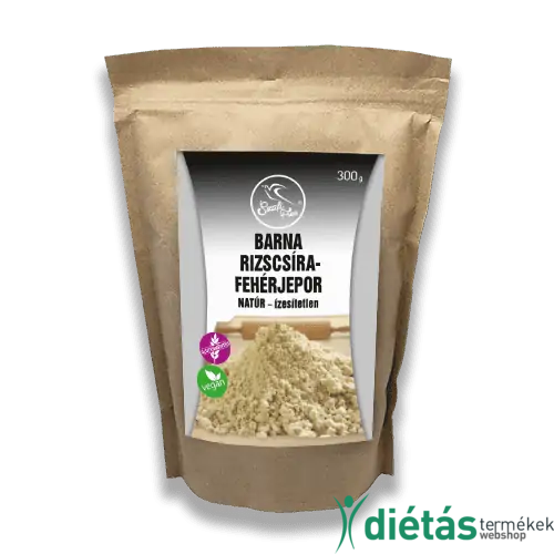 Szafi Free Barna rizscsíra-fehérjepor NATÚR- ízesítetlen (gluténmentes, vegán) 300 g
