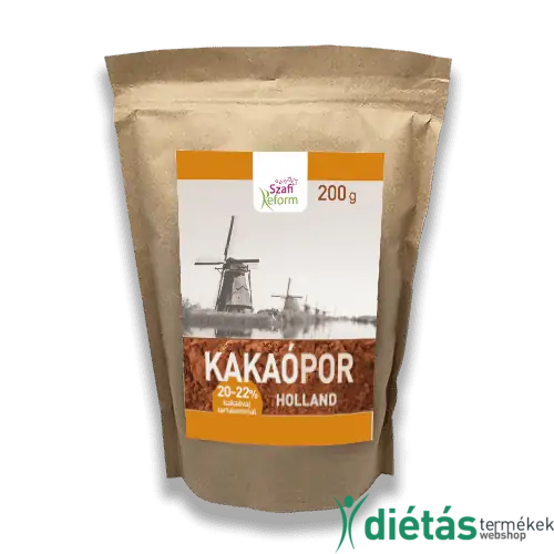 Szafi Reform Holland kakaópor (20-22% kakaóvaj tartalom) 200 g 