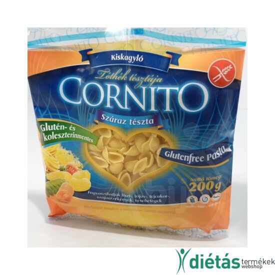 Cornito gluténmentes kiskagyló tészta 200 g