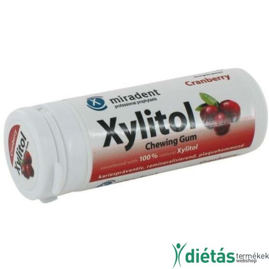 Xylitol rágógumi Vörös áfonya 30 db