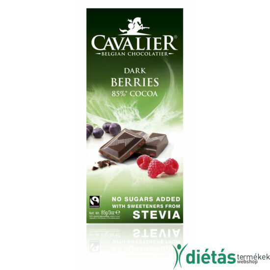 Cavalier bogyós étcsokoládé 85 g