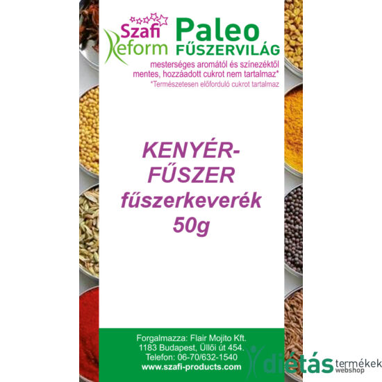Szafi Reform Paleo Kenyérfűszer fűszerkeverék (gluténmentes) 50 g