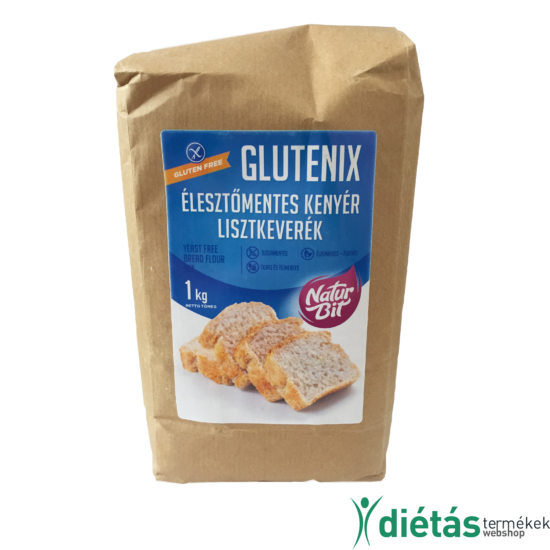 Glutenix Élesztőmentes, Glutén- és Tej-, Tojásmentes Kenyér lisztkeverék (MINDENMENTES) 1 kg