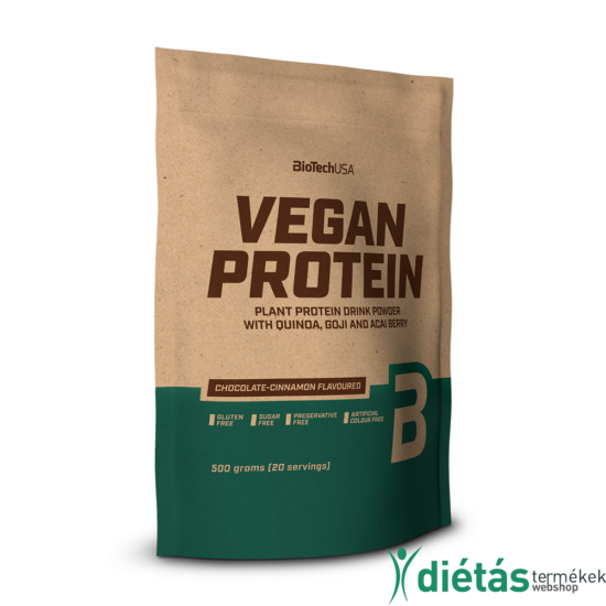 Biotech Vegán protein csoki-fahéj 500 g