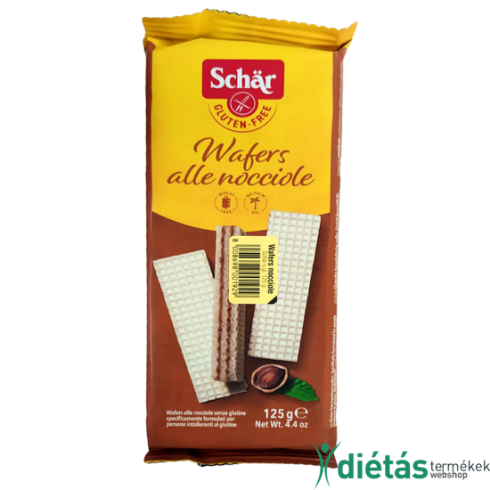 Schär Wafer gluténmentes mogyorós ostya (tojásmentes) 125 g