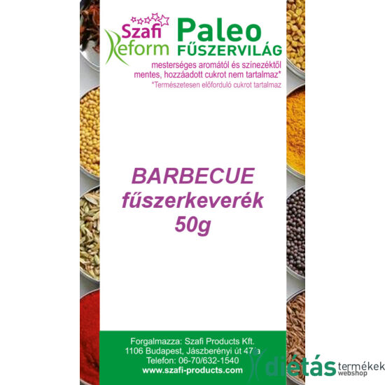 Szafi Reform Paleo Barbecue fűszerkeverék 50 g