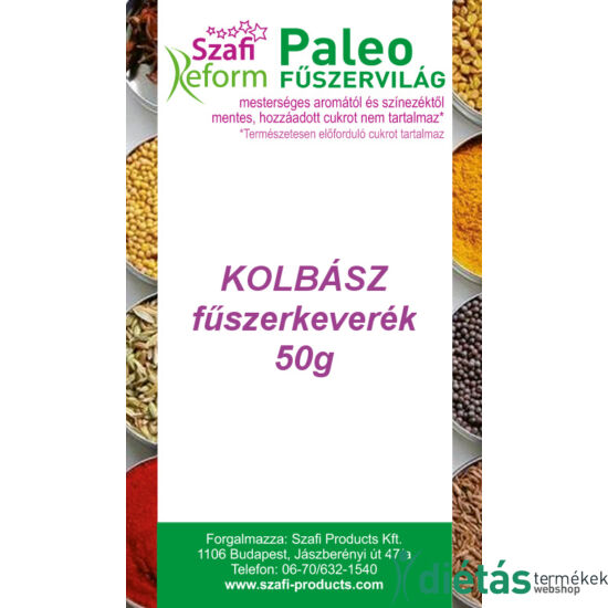 Szafi Reform Paleo Kolbász fűszerkeverék (gluténmentes) 50 g