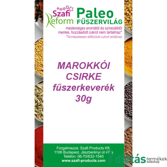 Szafi Reform Paleo Marokkói csirke fűszerkeverék 30 g