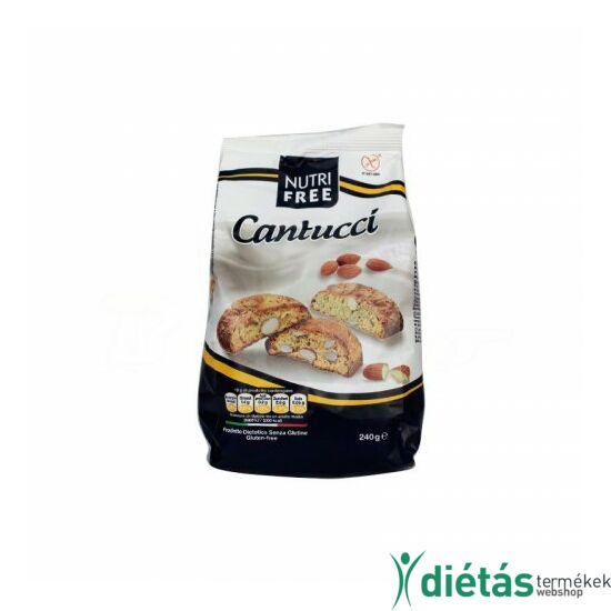 Nutri Free Cantucci gluténmentes mandulás keksz 240 g