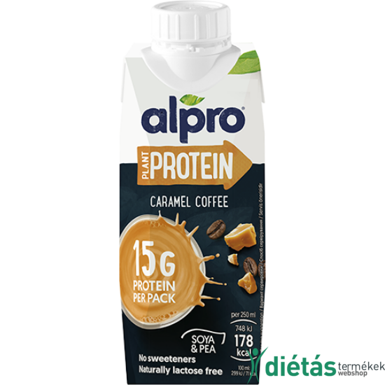 Alpro Protein ital karamell-kávé, 250ml 