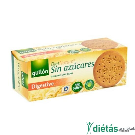 Gullon Digestive diet nature korpás keksz (hozzáadott cukormentes) 400 g