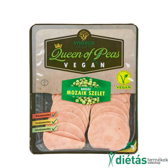 Queen Of Peas vegán borsos mozaik szelet 100 g