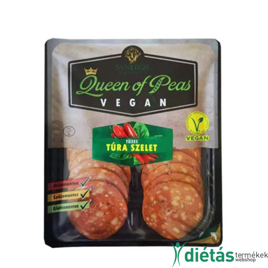 Queen Of Peas vegán tüzes túra szelet 100 g