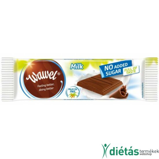 Wawel hozzáadott cukormentes tejcsokoládé 30g