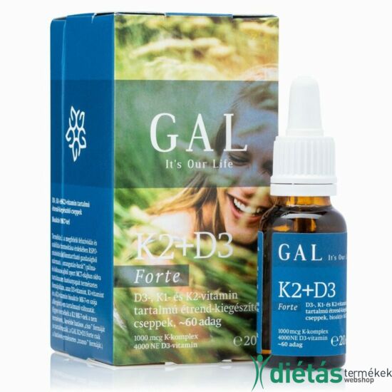 GAL K2+D3 vitamin forte 20 ml