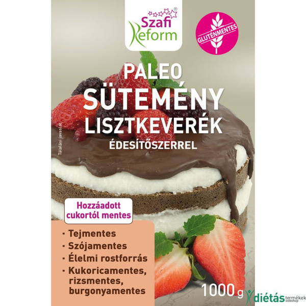 Szafi Reform Paleo sütemény lisztkeverék édesítőszerrel (gluténmentes) 1000 g