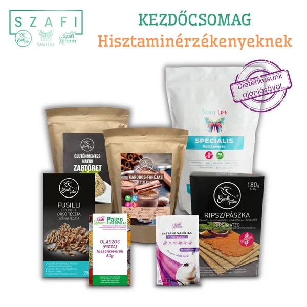 Hisztaminérzékenység csomag (gluténmentes termékekkel)