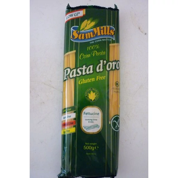 Pasta d'oro Gluténmentes, Tojásmentes HOSSZÚMETÉLT Tészta 500 g