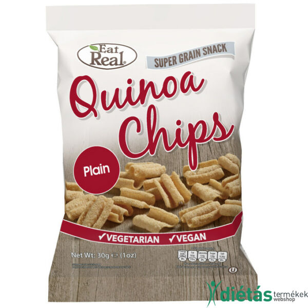 Eat real quinoa chips natúr 30g