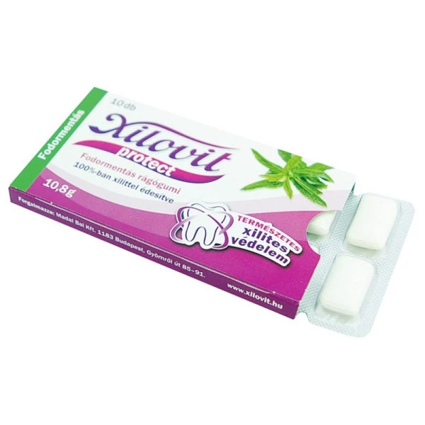Xilovit  fodormentás cukormentes rágógumi Xilittel 10 DB