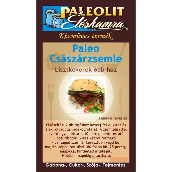 Paleolit Éléskamra Paleo Császárzsemle lisztkeverék 170g