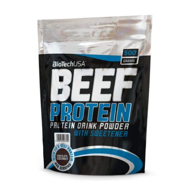 Biotech USA Beef Power marhafehérje por (Vanília-fahéj) 500 g (gluténmentes)