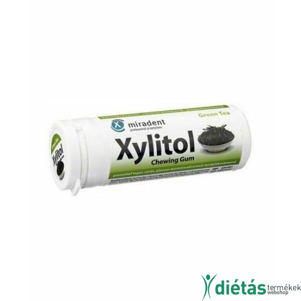 Xylitol rágógumi Zöld Tea 30 db