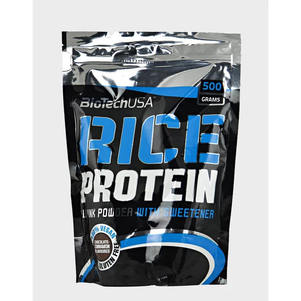 Biotech Rice protein rizs fehérjepor erdei gyümölcs (gltuénmentes, vegán fehérjepor) 500 g