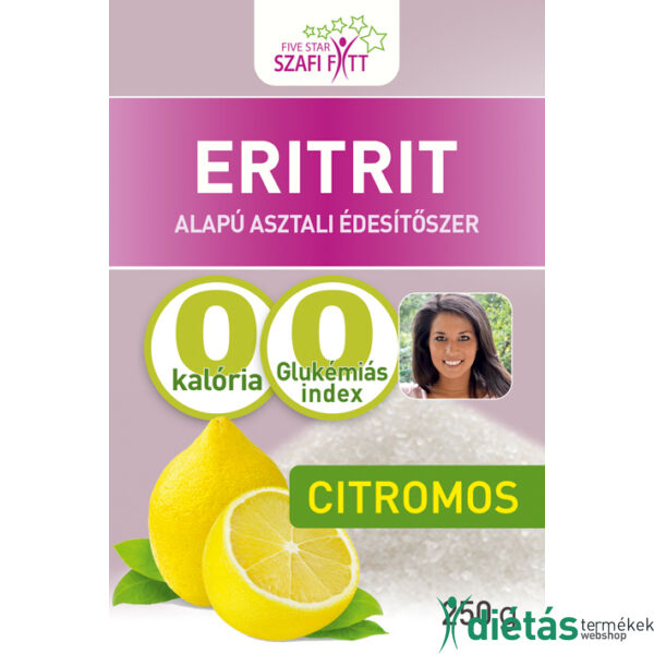 Szafi Fitt Citromos ízű eritrit (Eritritol) 250g