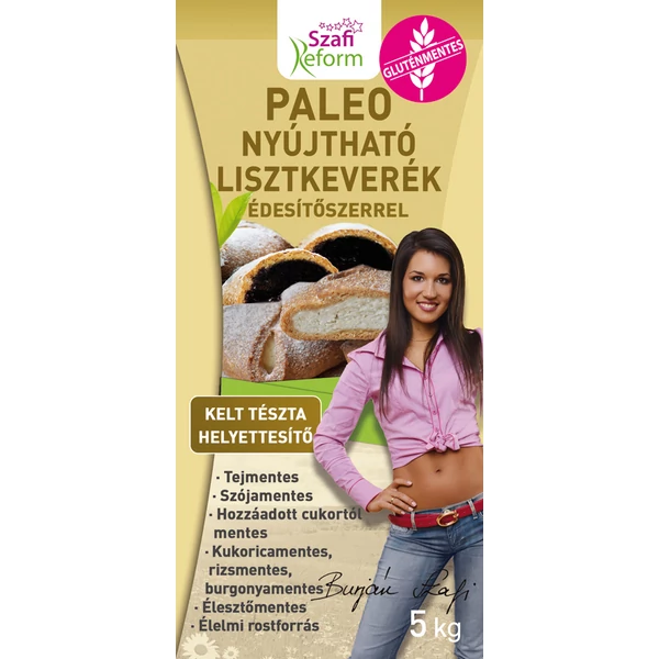 Szafi Reform Nyújtható Édes kelt tészta helyettesítő liszt (paleo és vegán) gluténmentes 5 kg