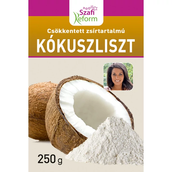 Szafi Reform csökkentett zsírtartalmú kókuszliszt 250 g (gluténmentes)