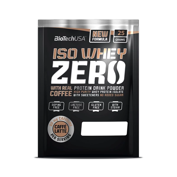 BIOTECH Iso Whey Zero 25 g caffé latte (gluténmentes)