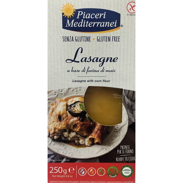 Piaceri Mediterranei Lasagne tészta 250g