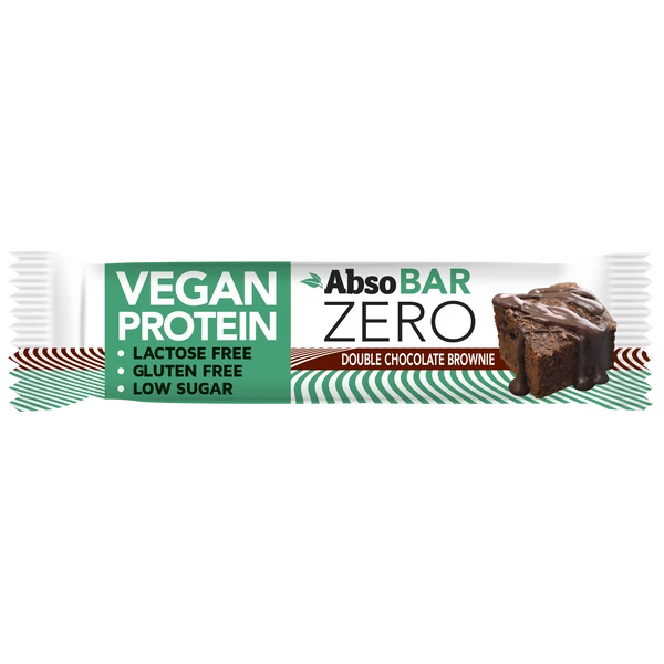 AbsoBar Zero duplacsokis brownie 40g (gluténmentes)