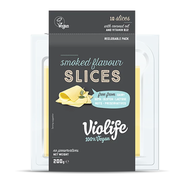 Violife vegán füstölt ízesítésű szeletek 200g