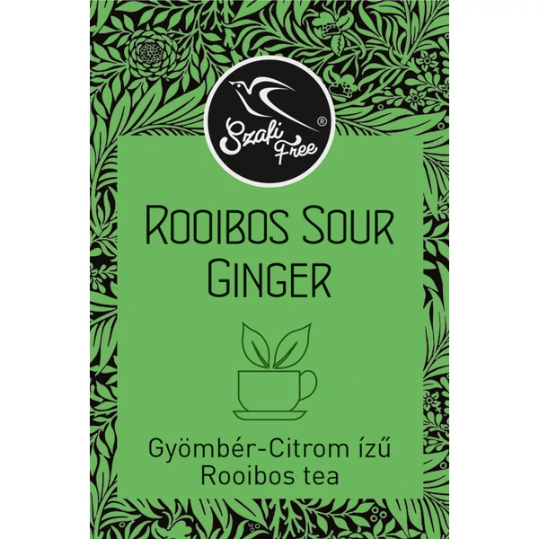 Szafi Free Rooibos Sour Ginger tea 100g (gluténmentes)