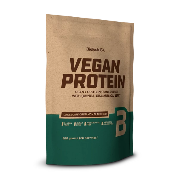 Biotech Vegán protein csoki-fahéj 500 g (gluténmentes)