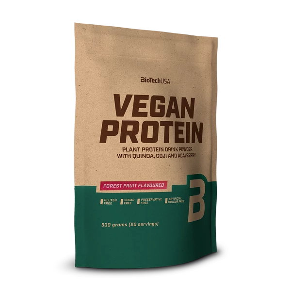 Biotech Vegán protein erdei gyümölcs 500 g (gluténmentes)