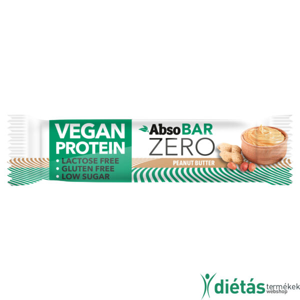 AbsoBar Zero mogyoróvaj ízű fehérjeszelet 40g