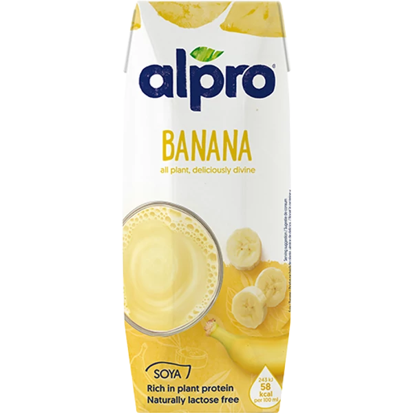ALPRO Szójaital Banános, 250ml (gluténmentes)