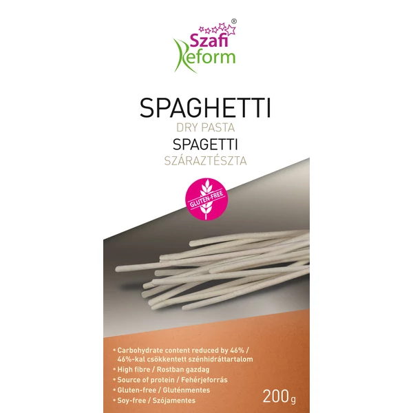 Szafi Reform Spagetti - Spaghetti száraztészta (gluténmentes) 200g