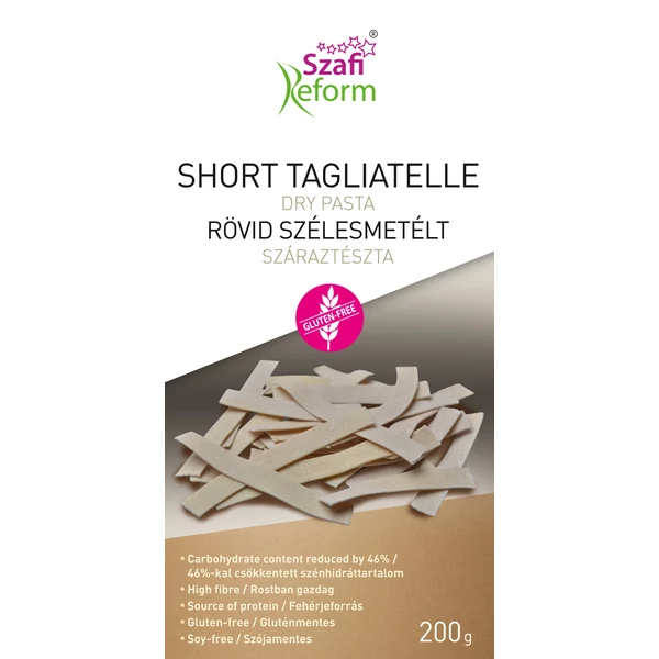 Szafi Reform Rövid szélesmetélt - Short tagliatelle száraztészta (gluténmentes) 200g
