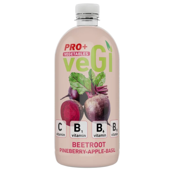 PRO+ VEGI cékla-eper bazsalikom ízű üditíőital 750 ML